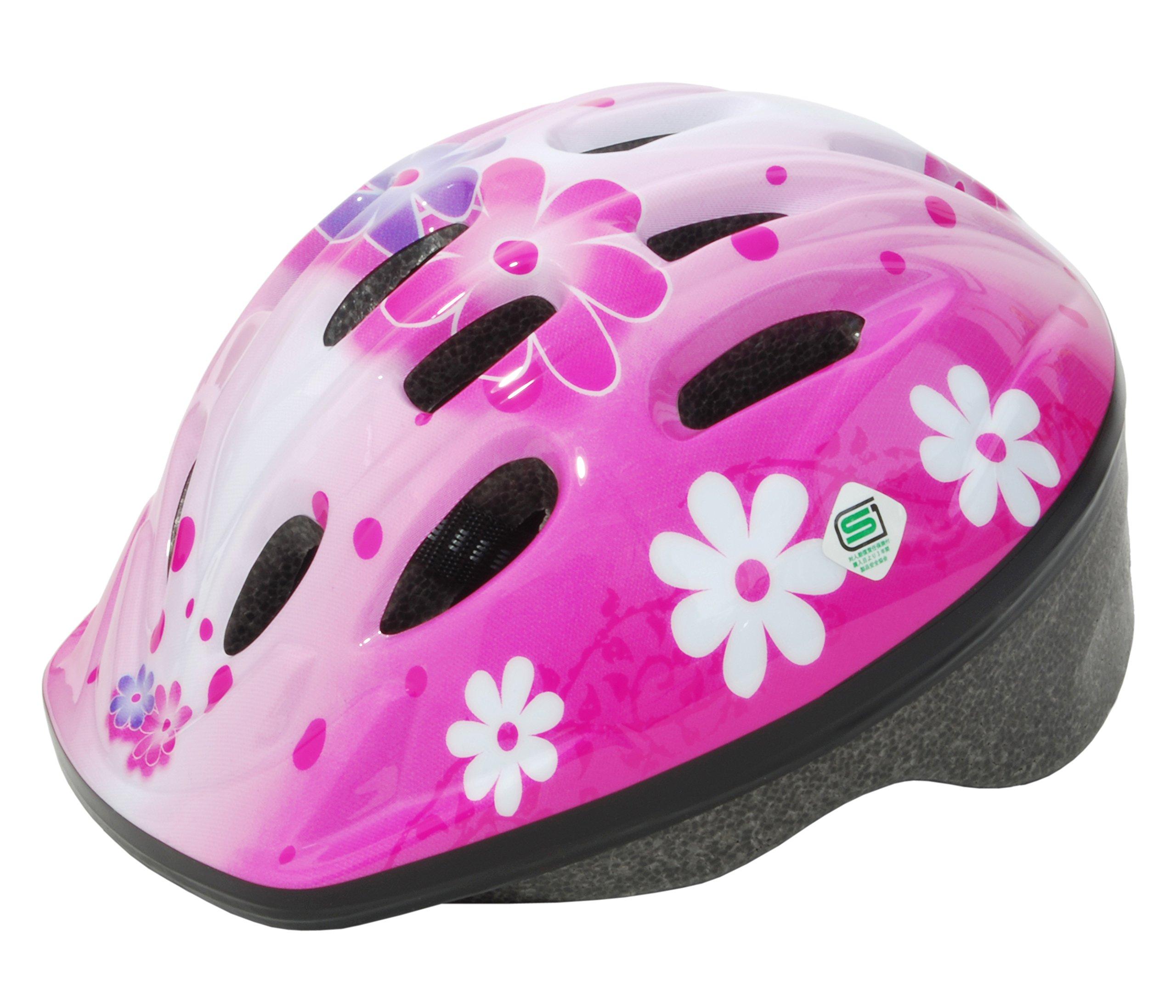 

PALMY Kids Helmet width SG standard Flower/Pink (M22) 52-56cm Inner 14.5cm розовый