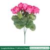 36CM 4/6Pcs Artificial Flowers Silk Begonia Bouquet Realistic Colorful Wedding Home Party Living Room Table Decoration