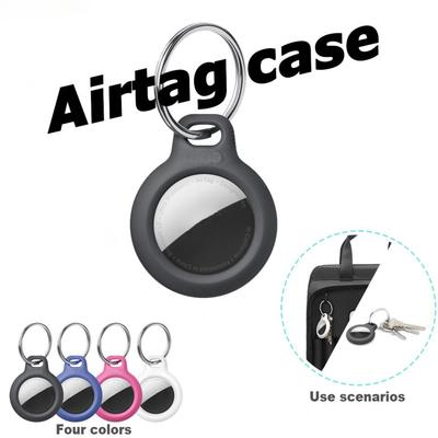 Sicherer Halter mit Riemen-PC für Apple Airtag-Hülle, Schutzhülle, Stoßstange, Tracker-Zubehör, kratzfest, Schlüsselanhänger, Air-Tag-Hülle