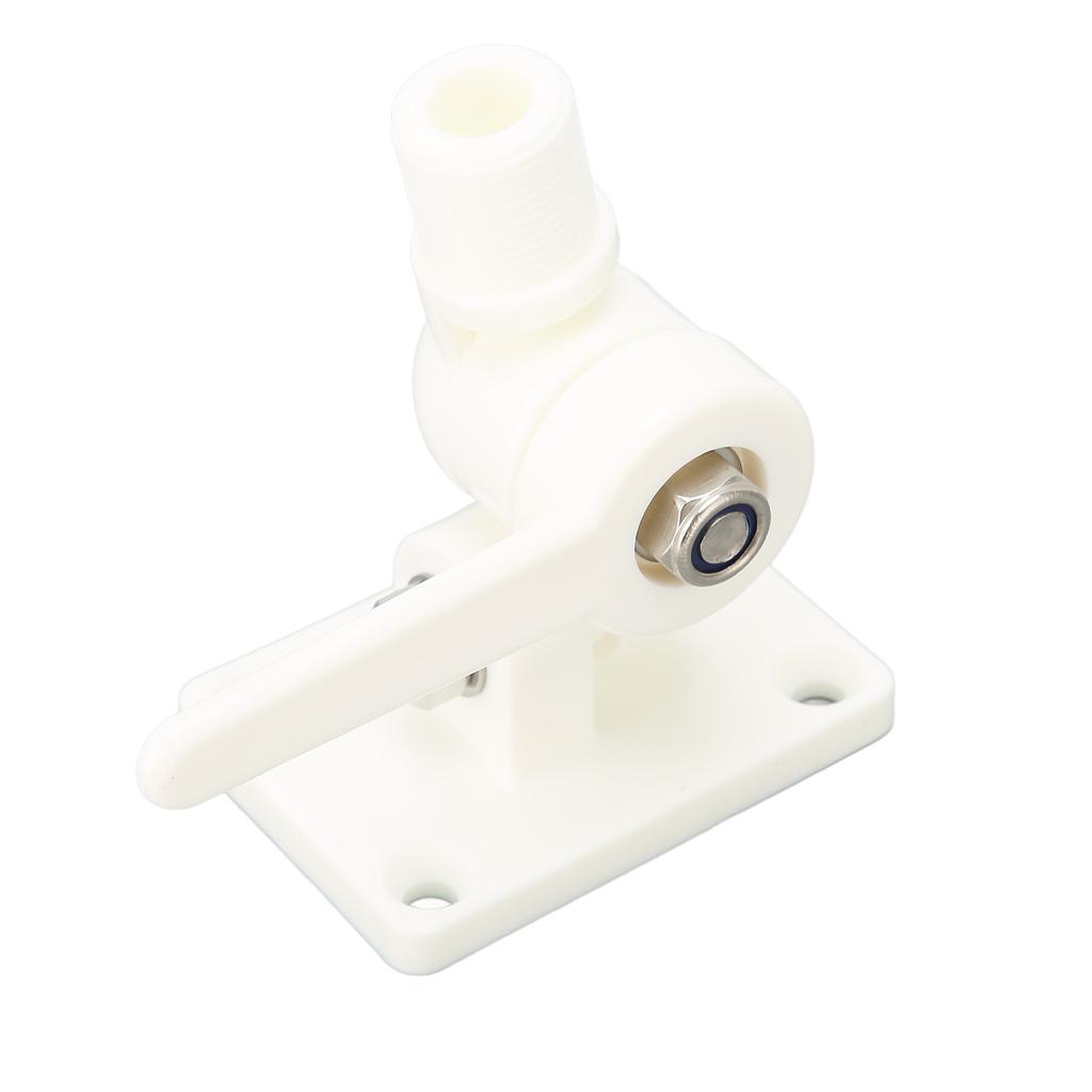 Ratchet Mount High Impact Ultra Strong Nylon Wide Applicability Marine Antenna Mount for Boats Antenna