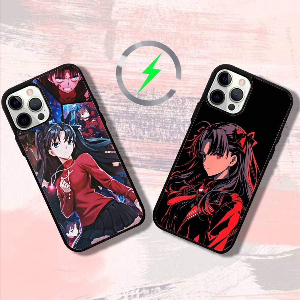 Anime R-Rin T-Tosakas Phone Case For iPhone 16,15,14,13,12,11,Pro,Max,Plus,Mini,SE4,E Magnetic Magsafe Wireless Charging