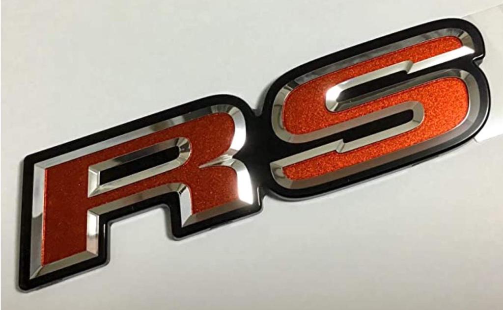 Honda Car Emblem with Masking Red RS Rear Fits the Fit and all other Honda Tape Emblem. models! (Genuine Part)