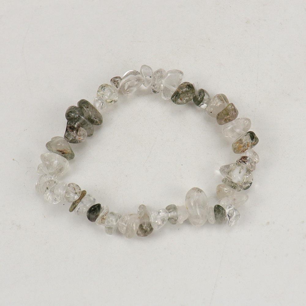 Handmade Beaded Natural Crystal Crushed Stone Bracelet B54