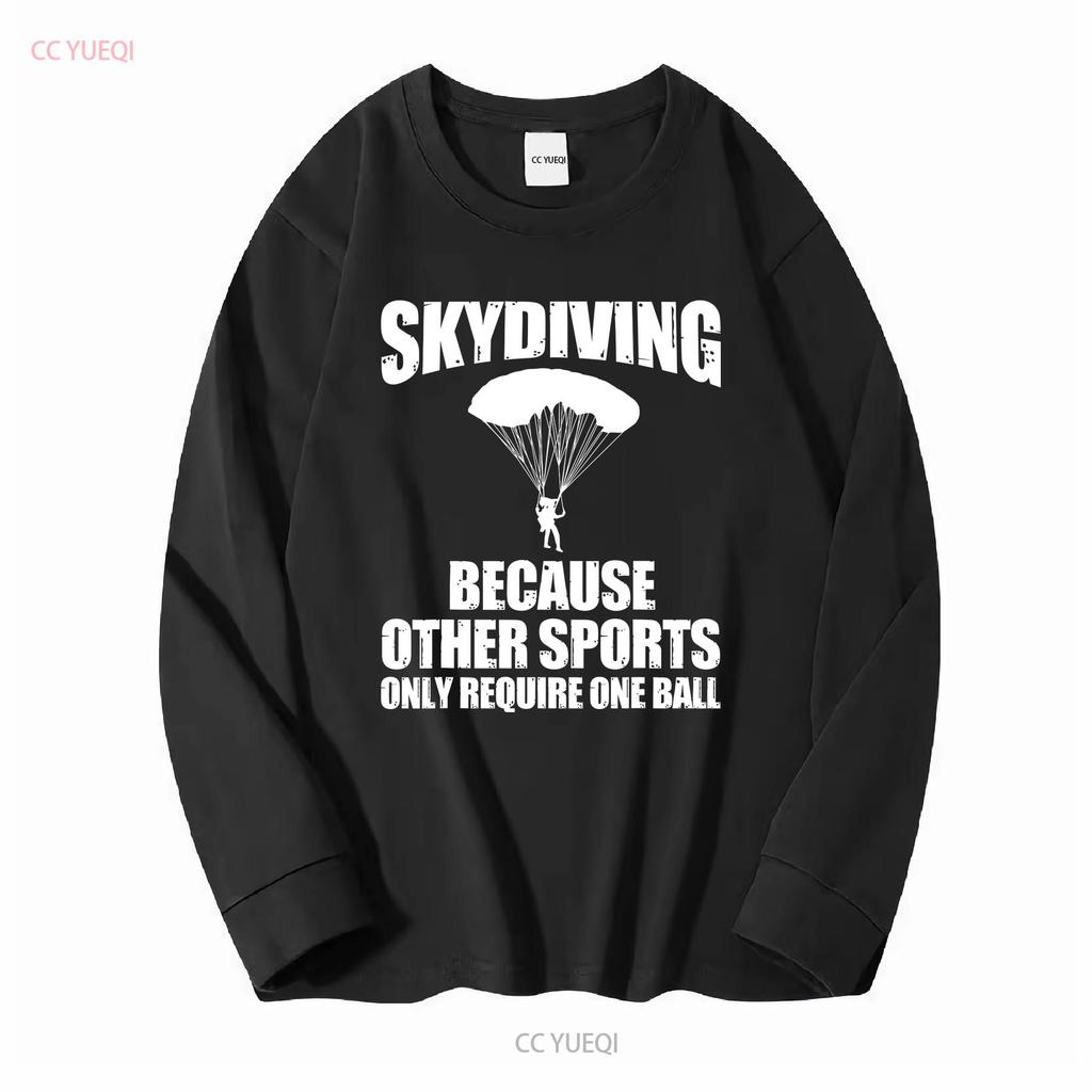 Coole Fallschirmspringer Kunst Für Fallschirmsprung Fallschirm Fallschirmspringer T-Shirt lang oder kurzärmelig vintage Gewaschen Streetwear Lässig Grafik