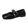Fashion Luxury Women Shoes 2025 Summer New Leather Flat Shoes Mary Jane for Women Breathable Casual Shoe Designer Dance Footwear Zapatos