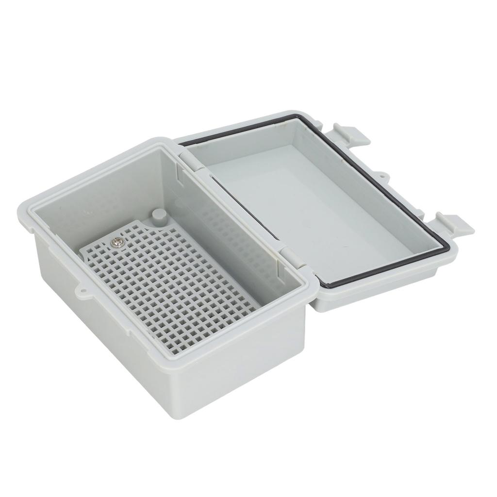 Vattentät Elbox Dammtät Isolerad Utomhus Kopplingsdosa med Gångjärnslock Plastklämma fo