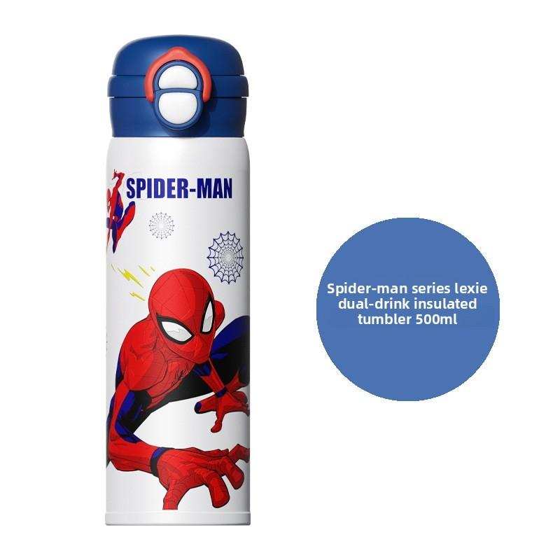 Mickey Mouse Kids Insulated Water Bottle With Straw Lock For School Portable Drinkware
