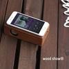 WOOD SHOW Simply Place Speaker for Wooden Smartphone Music Smartphone Music Expands Smartphone Portable No Bluetooth Connection Amplifies Sound Just