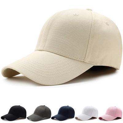 Bafup Upgraded Cotton Baseball Cap by a Professional Institute for UPF Solid Simple Sun UV Casual and Outdoor Adjustable Men's 100% [Tested 50+]