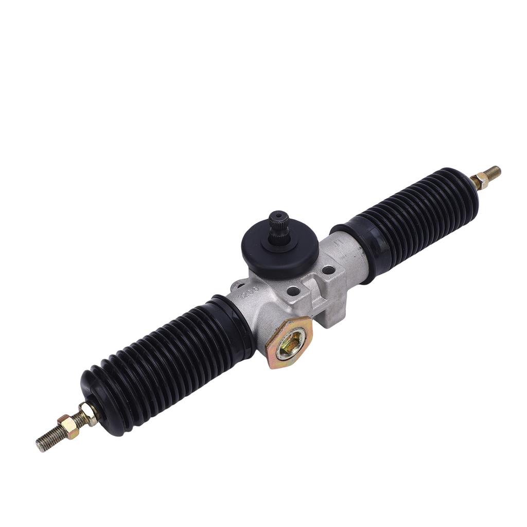 Power Steering Gear Rack Pinion Assembly 30T 420mm Long with Rubber Bushing for Go Kart ATV UTV Quad