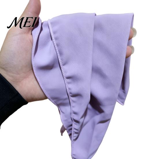 Decorative Neck Scarf Pure Color Headscarf, Large Triangular for Women, Adjustable Strap Turban Headband, Soft Elastic Head Wrap Sun Protection