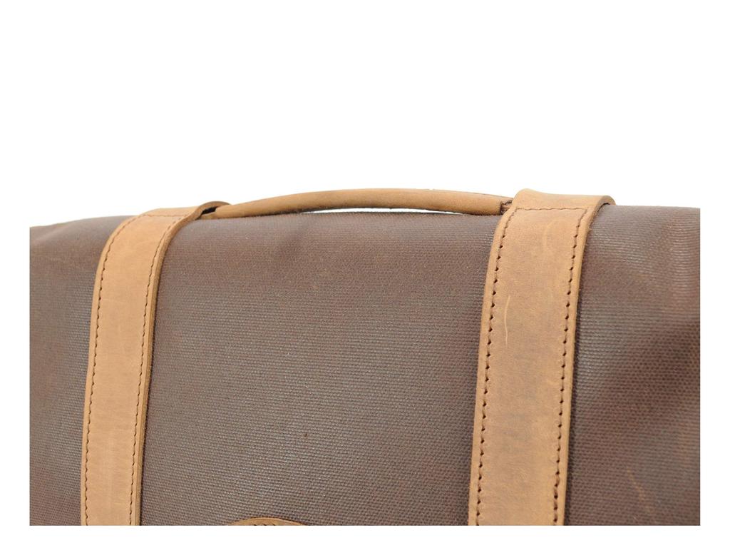 LONGRIDE Heritage Saddlebag Lid Flap Brown CUS131WBRO (12.5L)