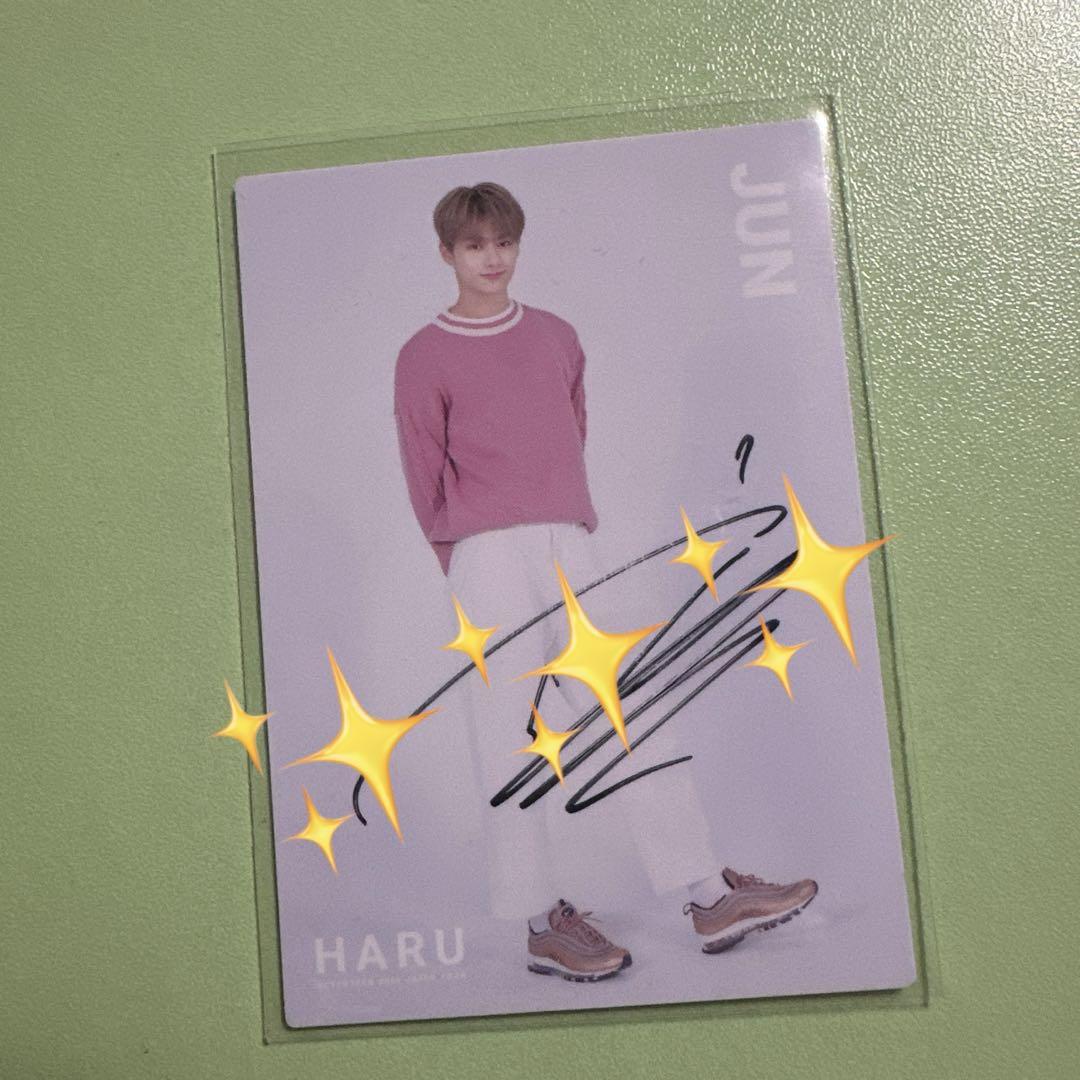 

[USED] SEVENTEEN Jun autographed trading card