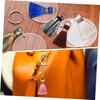 OUNONA 50-Piece Mini Tassel Set with Rings for Keychains, Handmade Charms, Fringe Parts, and Small Decorative Parts for Jewelry Making