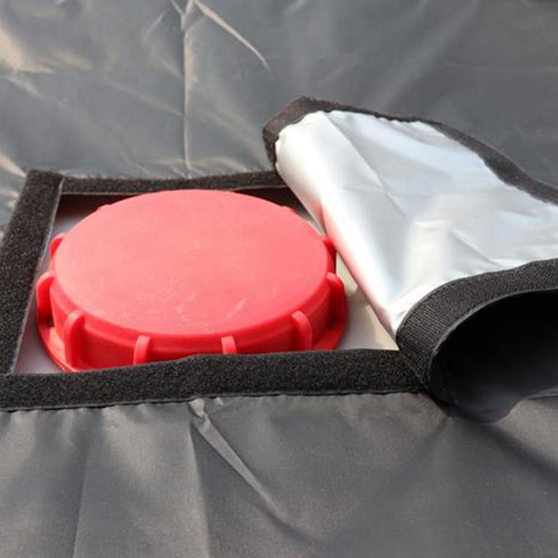 210D Oxford Cloth IBC Tote Cover Outdoor Water Tank Protective Cover Garden Sunshade Waterproof  1000L IBC Tank Cover