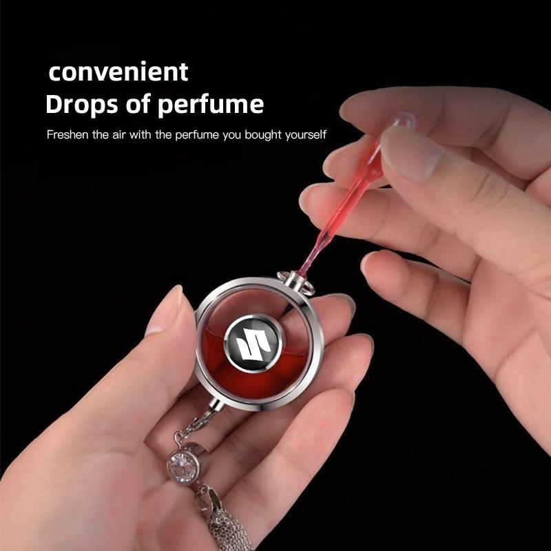 Car Interior Perfume Pendant Air Freshener Scent Bottle For Suzuki Jimny Samurai Vitara Swift Baleno SX4 Splash Ignis Alto Swace