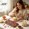 Chocolate Candy Making Tool Button Silicone Mold, Food Grade Non Stick Casting Easy Release Mold Tray, Flexible for DIY Baking And Crafting