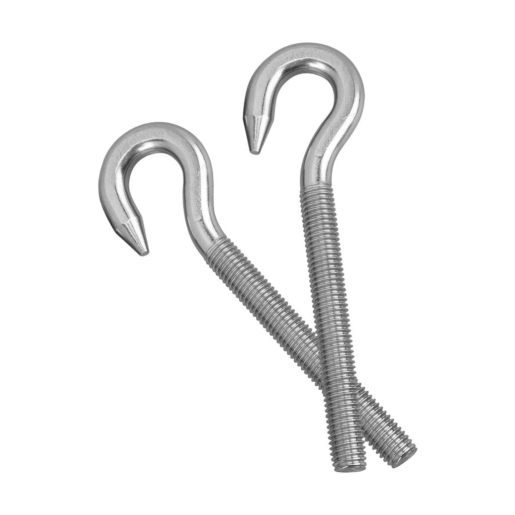 2 Stück M12 Schraubhaken Edelstahl Hohe Härte Korrosionsbeständig Tassenaufhänger