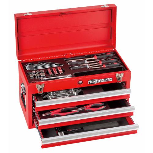 TONE TSA352 Tool Set, 9.5mm (3/8") Drive, Red, 38 Pieces