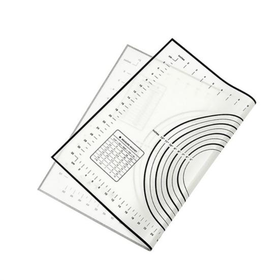 

30x40 см силиконовый коврик для выпечки замешивания теста кухонная форма для выпечки инструмент для приготовления пищи чёрный