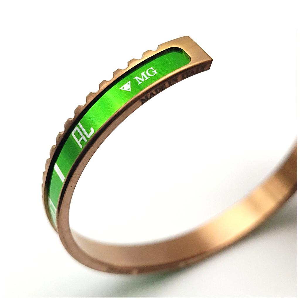 Speedometer Official [Pvd Rose Gold Collection] Green Color