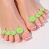 8 PCS Silicone Flower Nail Dividers Black Flower Petal Toe Separators Pedicure and Manicure Women s Flower Nail Art Stickers, Daily DIY Nail Care Tool