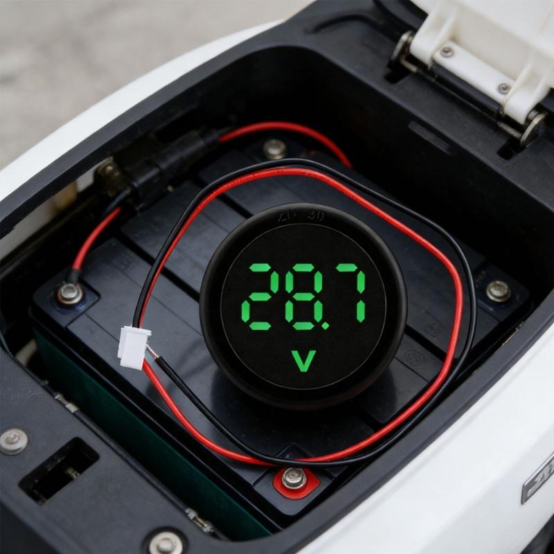 High Precisions Voltmeter Circular Voltage Gauge Meter With 4V 100V Ranges For Circuit Diagnosis And Equipment Maintenance