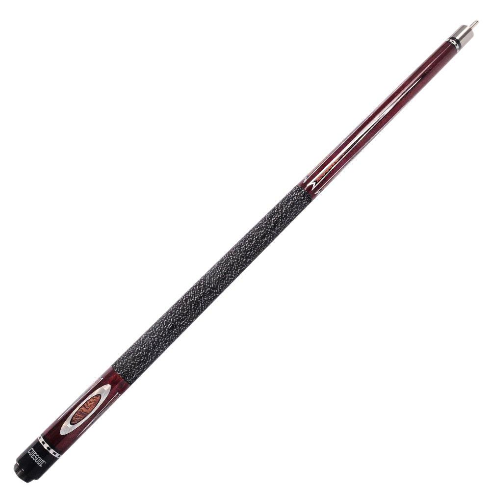 Cuesoul 57-inch 21 oz Quick Release Joint Cue Stick + Cleaning Towel + Joint Protector (CSPC012)