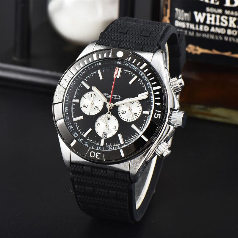 Men's Fashion Business Quartz Watch Multi-function Chronograph Wristwatches Sport Casual Watches