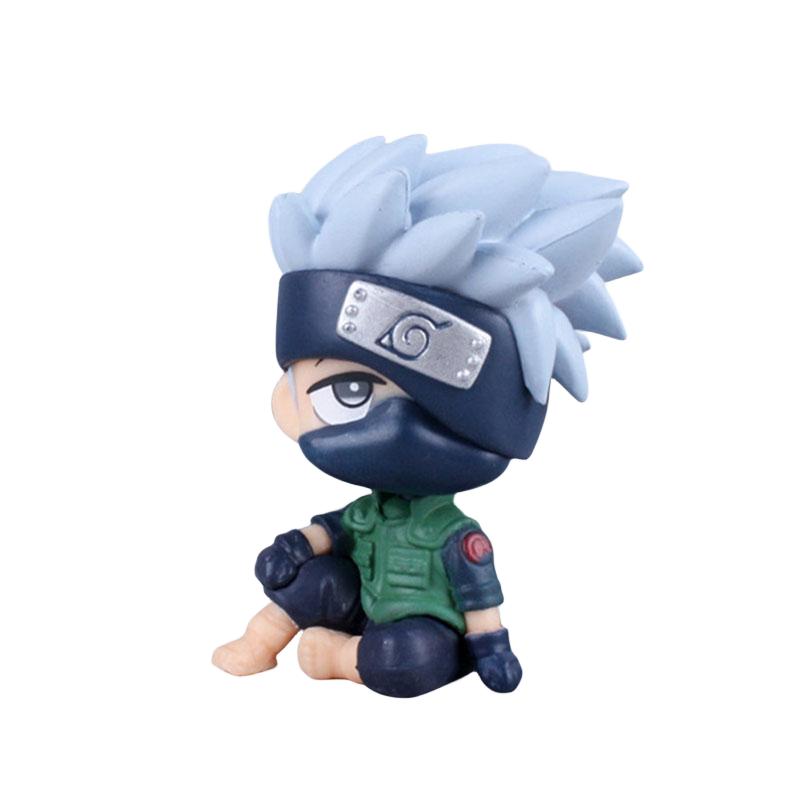 

Version Q Naruto Kakashi Sasuke Itachi Figure Toy Car Decor Model Cake Gift Top Kakashi