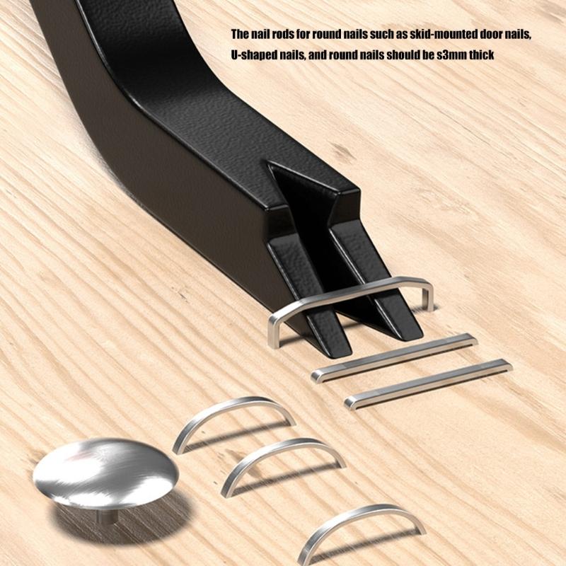 Miniature Nail Puller With V Shape Extraction Feature Strong High Performances Ergonomic Hold For Carpentry Construction