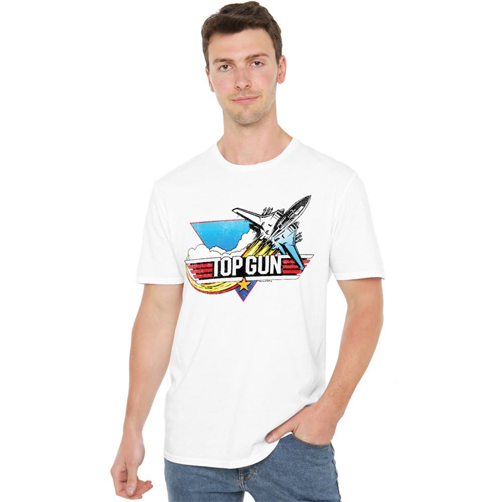 Top Gun Jet Swoop Logo T-Shirt S-5XL White M