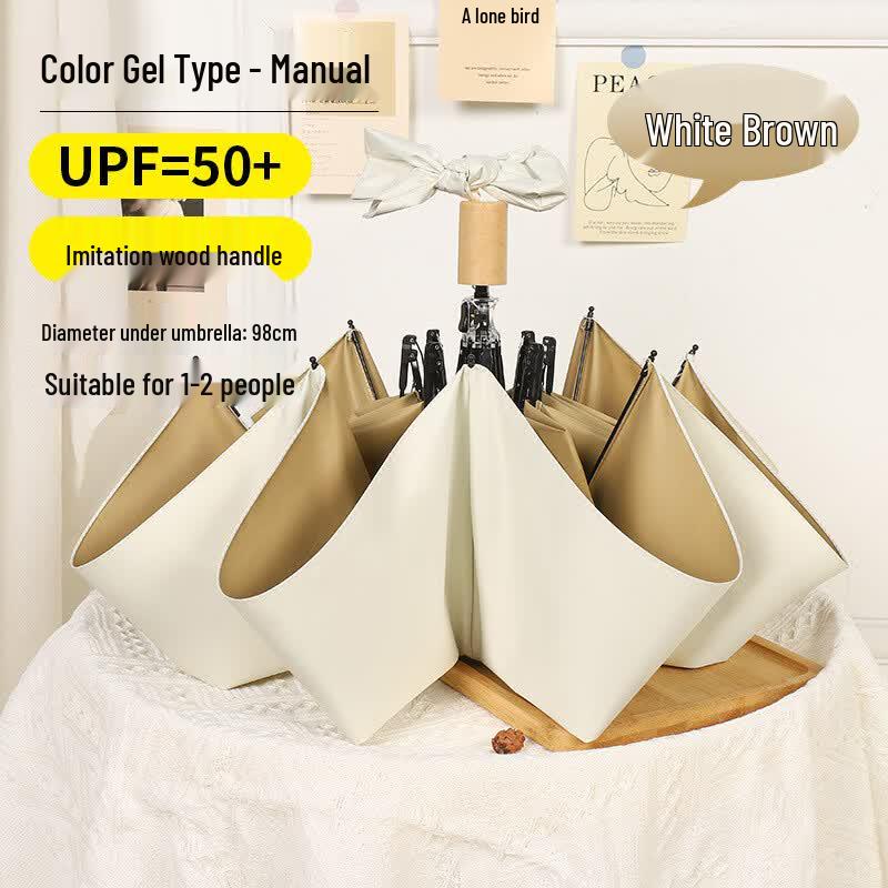 Women s Folding UV Protection Sun Umbrella