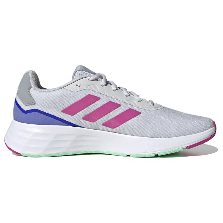 Adidas Lucid Fuchsia Shock Absorbing Non-Slip Durable Low-Top Running Shoes Women sneaker Gray HP5671