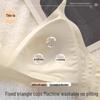 French Triangle Cup Bra for Large Busts - Minimizing, Thin, Breathable Straps, Ideal for Camisole Dresses.