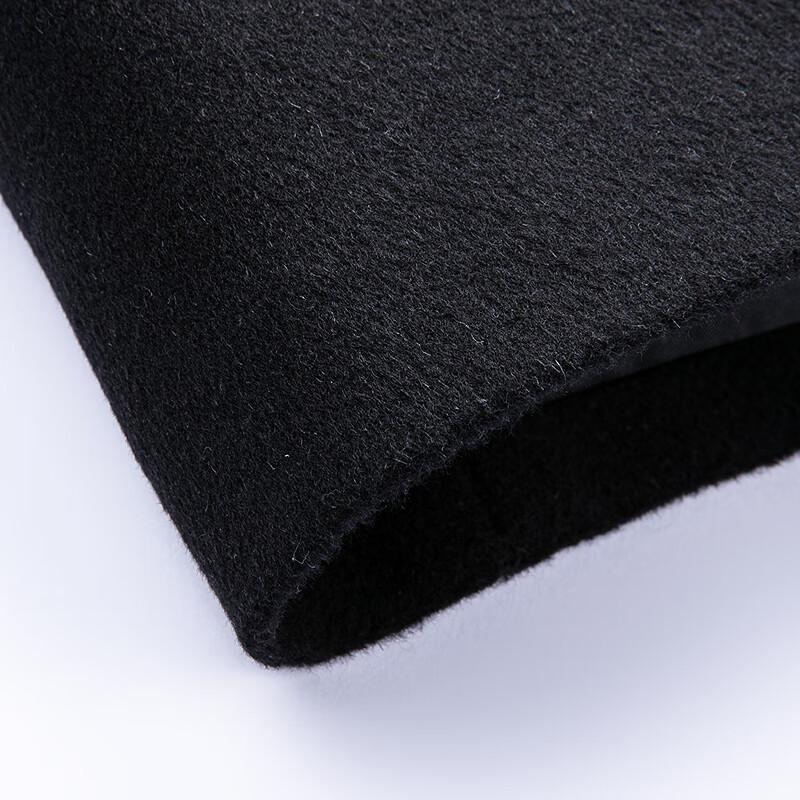 FAPAI Men's Double-Breasted Wool Blend Overcoat