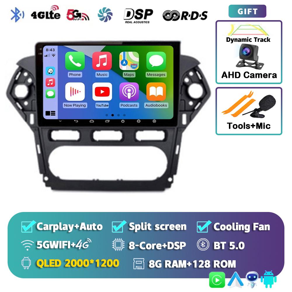 Android 14 Carplay For Ford Mondeo 4 2010 2011 2012 213 2014 Car Radio Multimedia Video Player Navigation Stereo GPS 2din Audio