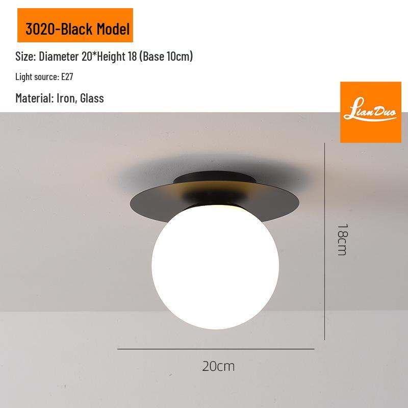 Nordic Modern Ceiling Light for Aisle, Balcony, or Foyer