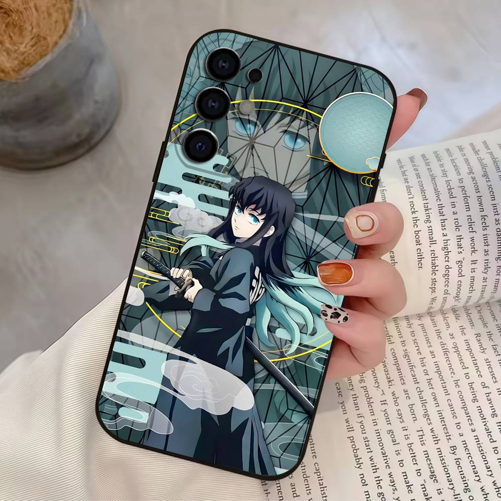 M-Muichiro ANIME T-Tokito Phone Case For Samsung S25,S24,S21,S22,S23,S30,Ultra,S20,Plus,Fe,Lite,Soft Black Cover
