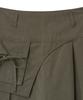 Lougeu Ribbon Pocket Mini Skirt_Khaki
