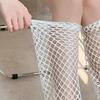 Women Summer JK Fishing Net Long Socks Lolita Style Outdoor Knee High Elastic Leg Warmers for Girl Cool Punk Gothic Socks