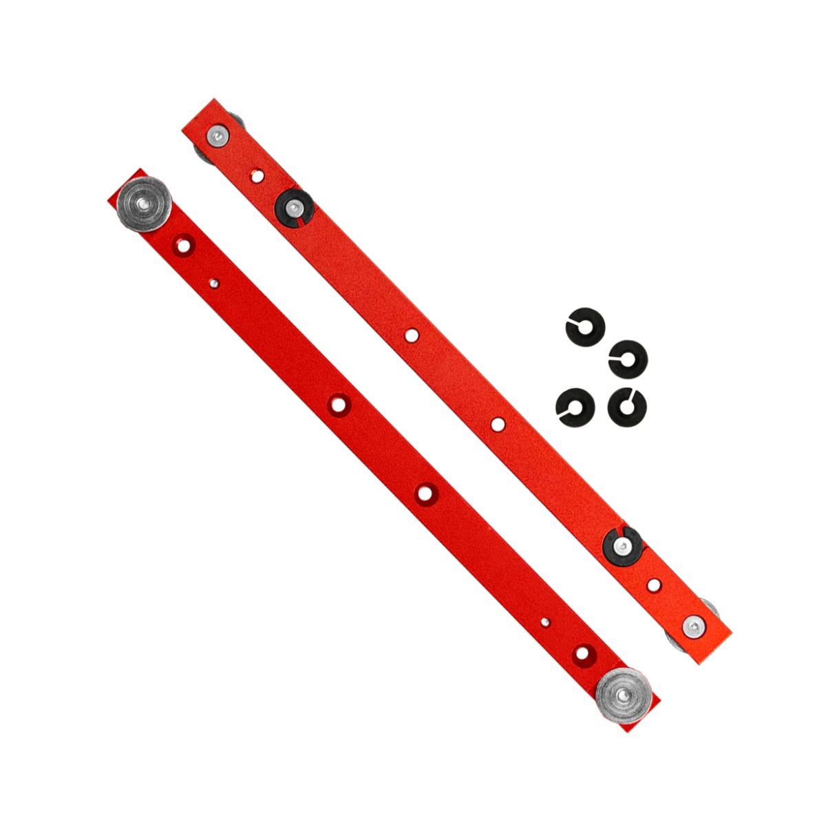 

2pcs 300mm/11.81inch Aluminium Alloy T Track Slider Miter Bar Slider Table Saw Miter Gauge Rod Woodworking Workbench DIY Tools 2pcs червоний