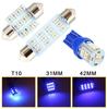 LED Car Light Set: 24PCS T10 Parking, Double-Ended Reading, License Plate, Interior Door Lights.