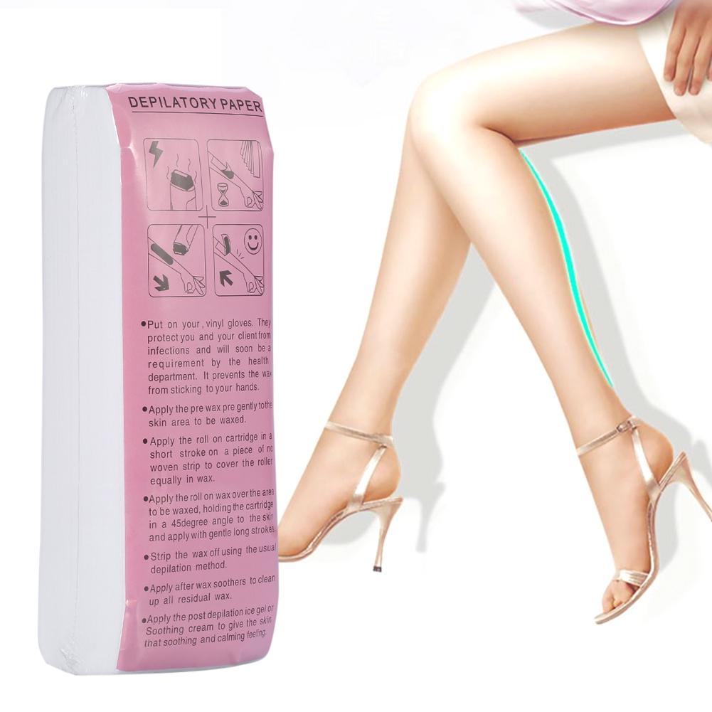 100Sheets/Bag Leg Arm Armpit Hair Removal Depilatory Nonwoven Epilator Waxing Strip Paper