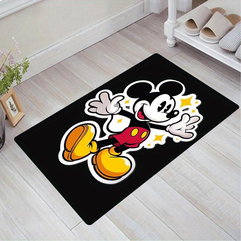 

1pc Mickey Pattern Area Rug Soft Flannel Floor Mat for Living Room,Office,Bedroom and Carpet 60cm by 90cm