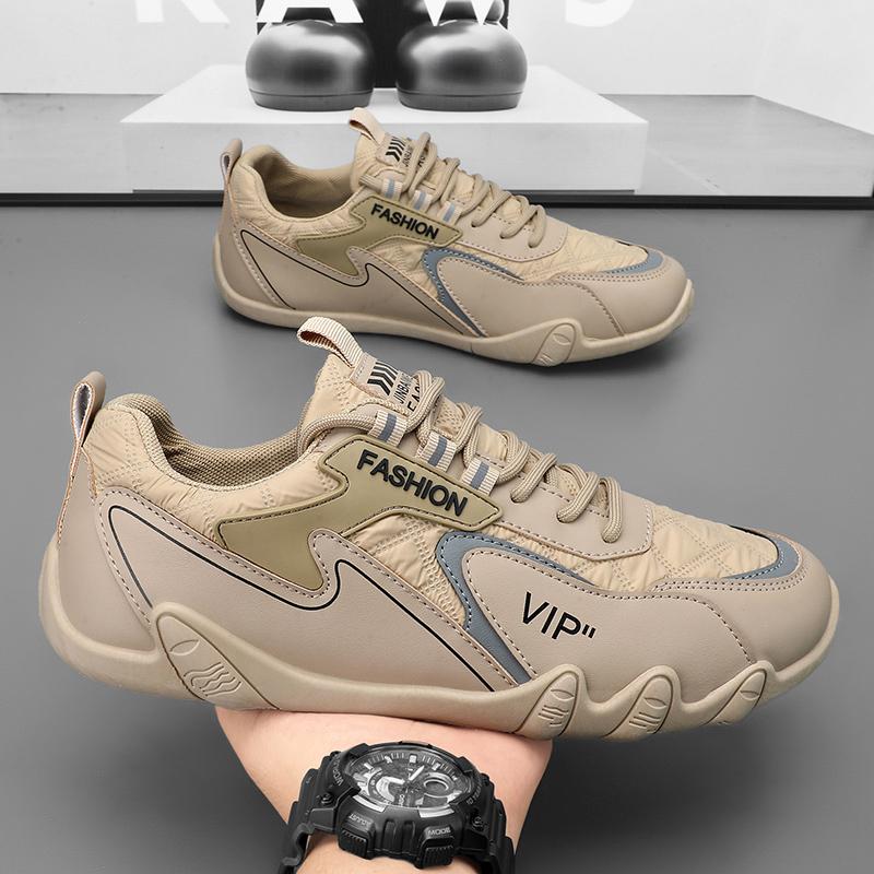 Lace-up Flats Breathable Outdoors Artificial Leather Men Causal Shoes Male Spring Men Casual Light Shoes Sneakers
