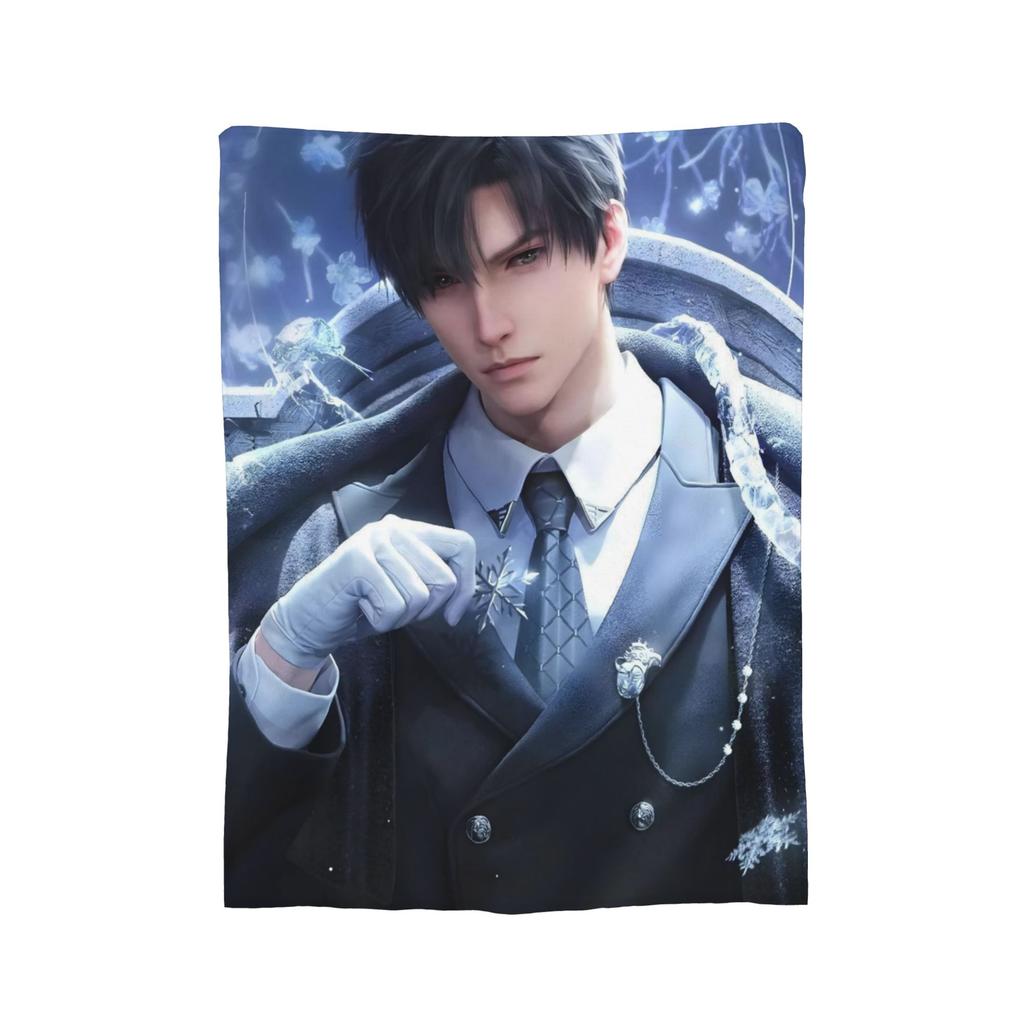 Love And Deepspace Zayne Blanket Flannel Winter Multi-function Soft Throw Blanket for Home Travel Bedding Throws