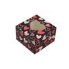 WTEMPO Foldable DIY Valentine's Day Heart-shaped Design Clear Window Gift Boxes Festive Party Mini Gifts Universal Packaging Paper Boxes
