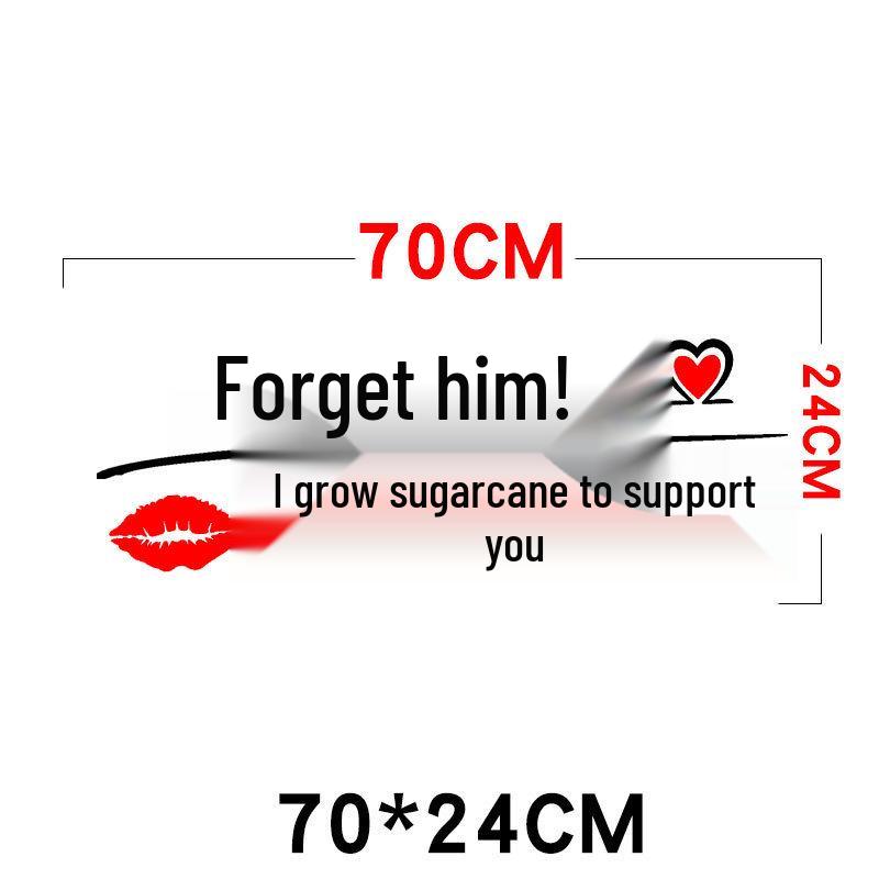 Creative Personality Reflective Car Door & Rear Window Sticker: 'A Wise Man Speaks Little'