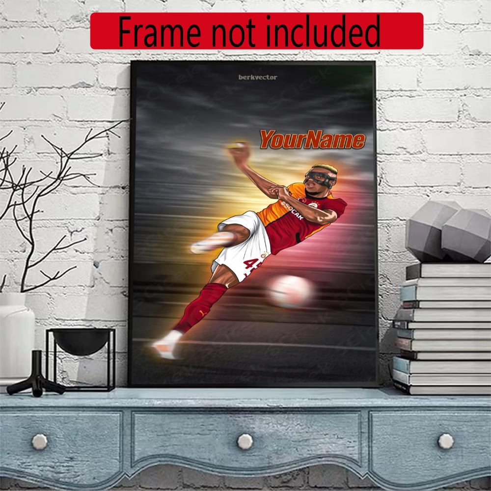 Galatasaray Customize Your Name Diamond Painting Round Diamond Diy Frameless Holiday Artwork Suitable For Home Office Wall Decoration